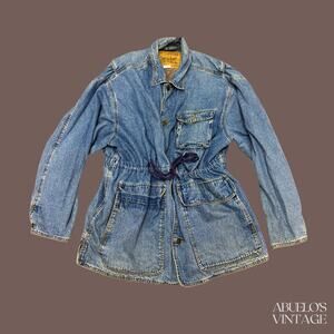 Levi’s Denim Jacket | Blue Cinch Waist | Size XL | Vintage